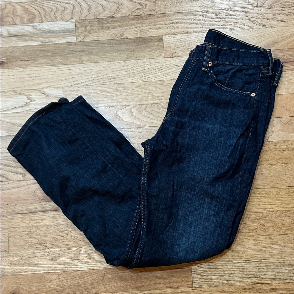 Men’s Dark Blue Levi Denim Jeans